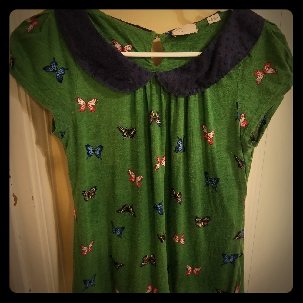 Postmark Green Butterfly Tshirt